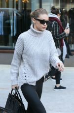 GIGI HADID Out for Lunch in New York 01/15/2018
