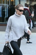 GIGI HADID Out for Lunch in New York 01/15/2018