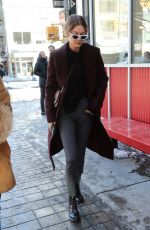 GIGI HADID Out in New York 01/06/2018