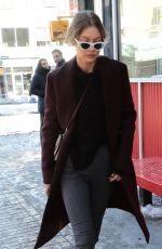 GIGI HADID Out in New York 01/06/2018