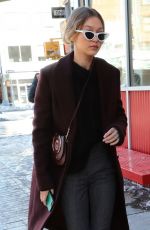 GIGI HADID Out in New York 01/06/2018