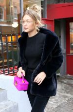GIGI HADID Out Shopping in New York 01/08/2018