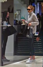 GIGI HADID Shopping at Versace Store in New York 01/15/2018