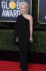 GILLIAN ANDERSON at 75th Annual Golden Globe Awards in Beverly Hills 01/07/2018