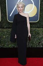 GILLIAN ANDERSON at 75th Annual Golden Globe Awards in Beverly Hills 01/07/2018