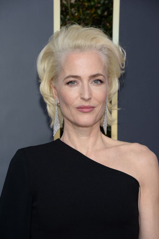 GILLIAN ANDERSON at 75th Annual Golden Globe Awards in Beverly Hills 01/07/2018