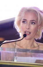 GILLIAN ANDERSON Receives a Star on Hollywood Walk of Fame 01/08/2018