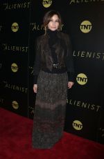 GINA GERSHON at The Alienist Premiere in New York 01/16/2018