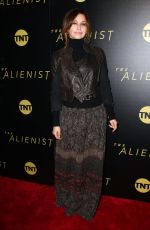 GINA GERSHON at The Alienist Premiere in New York 01/16/2018