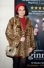 GIZZIE ERSKINE at Beginning Opening Night at Ambassadors Theatre in London 01/23/2018