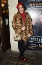 GIZZIE ERSKINE at Beginning Opening Night at Ambassadors Theatre in London 01/23/2018