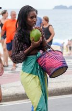 GRACE MAHARY at Ipanema Beach in Rio De Janeiro 01/04/2018