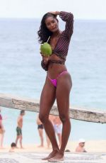GRACE MAHARY at Ipanema Beach in Rio De Janeiro 01/04/2018