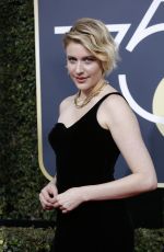 GRETA GERWIG at 75th Annual Golden Globe Awards in Beverly Hills 01/07/2018