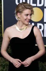 GRETA GERWIG at 75th Annual Golden Globe Awards in Beverly Hills 01/07/2018
