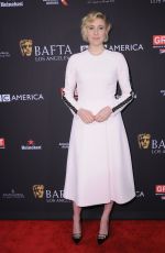 GRETA GERWIG at Bafta Los Angeles Tea Party in Los Angeles 01/06/2018