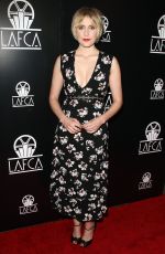 GRETA GERWIG at Los Angeles Film Critics Association Awards 01/13/2018
