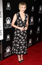 GRETA GERWIG at Los Angeles Film Critics Association Awards 01/13/2018