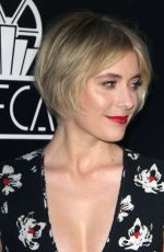 GRETA GERWIG at Los Angeles Film Critics Association Awards 01/13/2018