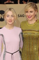 GRETA GERWIG at Screen Actors Guild Awards 2018 in Los Angeles 01/21/2018