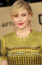 GRETA GERWIG at Screen Actors Guild Awards 2018 in Los Angeles 01/21/2018