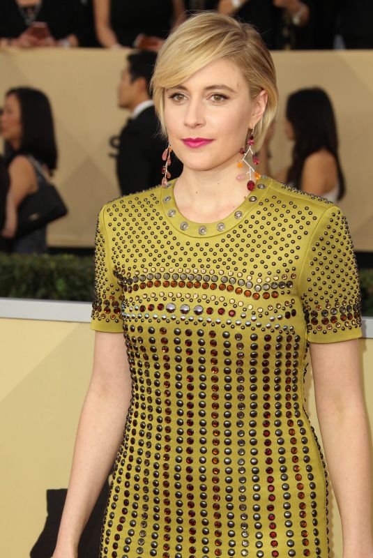 GRETA GERWIG at Screen Actors Guild Awards 2018 in Los Angeles 01/21/2018