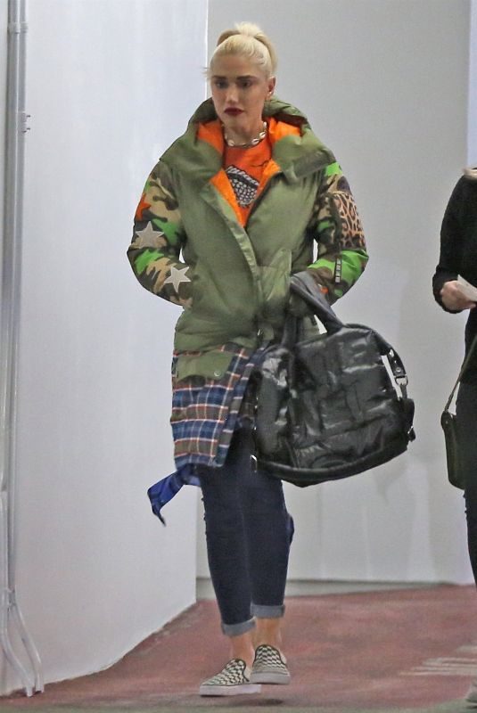 GWEN STEFANI Arrives at Doctors Appointment in Beverly Hill 01/24/2018