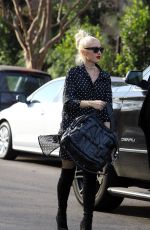 GWEN STEFANI Arrives to Church in Los Angeles 01/07/2018