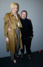 GWENDOLINE CHRISTIE at Louis Vuitton Menswear Fall/Winter 2018/2019 Fashion Show in Paris 01/18/2018