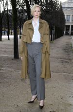 GWENDOLINE CHRISTIE at Louis Vuitton Menswear Fall/Winter 2018/2019 Fashion Show in Paris 01/18/2018