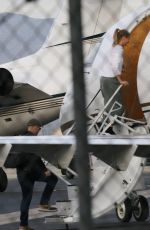 GWYNETH PALTROW Boarding in a Private Jet in Van Nuys 01/02/2018