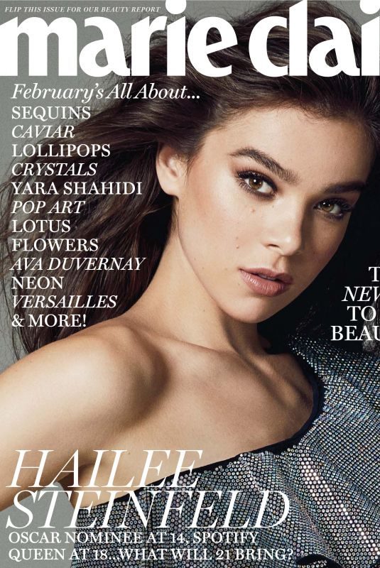 HAILEE STEINFELD in Marie Claire Magazine, February 2018
