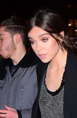HAILEE STEINFELD Leaves Republic Records Party in New York 01/26/2018