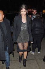 HAILEE STEINFELD Leaves Republic Records Party in New York 01/26/2018