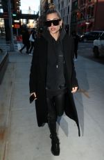 HAILEY BALDWIN Arrives at Bella Hadid