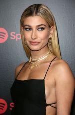 HAILEY BALDWIN at 2018 Spotify Best New Artists Party in New York 01/25/2018