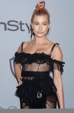 HAILEY BALDWIN at Instyle and Warner Bros Golden Globes After-party in Los Angeles 01/07/2018