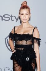 HAILEY BALDWIN at Instyle and Warner Bros Golden Globes After-party in Los Angeles 01/07/2018