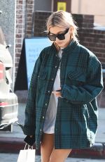 HAILEY BALDWIN at Zinque Cafe in West Hollywood 01/11/2018