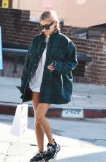 HAILEY BALDWIN Leaves Pressed Juice in Los Angeles 01/11/2018