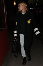 HAILEY BALDWIN Night Out in New York 01/26/2018