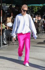 HAILEY BALDWIN Out for Breakfast at Urth Caffe in West Hollywood 01/12/2018