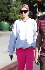 HAILEY BALDWIN Out for Breakfast at Urth Caffe in West Hollywood 01/12/2018