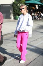 HAILEY BALDWIN Out for Breakfast at Urth Caffe in West Hollywood 01/12/2018