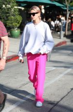 HAILEY BALDWIN Out for Breakfast at Urth Caffe in West Hollywood 01/12/2018
