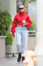 HAILEY BALDWIN Out for Coffee in Los Angeles 01/08/2018