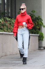 HAILEY BALDWIN Out for Coffee in Los Angeles 01/08/2018