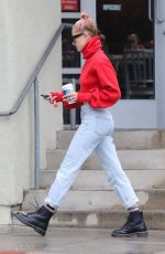HAILEY BALDWIN Out for Coffee in Los Angeles 01/08/2018