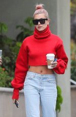 HAILEY BALDWIN Out for Coffee in Los Angeles 01/08/2018