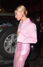 HAILEY BALDWIN Out for Dinner at Carbone in New York 01/26/2018